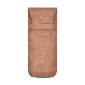 2 Pack Retro Eyeglass Pouch Portable Khaki Sunglass Goggles Case for Men Women