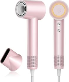 Hair Dryer, zhiyangfei Negative Ion Blow Dryer for Women Men, 110, 000 RPM Brushless Motor, 3 Heat Settings, 360° Rotating Magnetic Nozzle