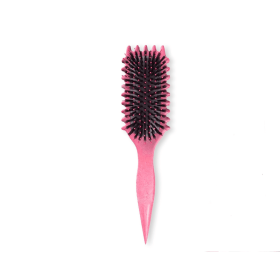 Curl Defining Brush,Boar Bristle Hair Brush Styling Brush for detangling,combing and shaping men and women