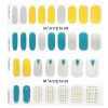 MAVENIR - Nail Sticker (Assorted Colour) - # Grid And Dot Tree Nail MHA-042 / 021298 32pcs
