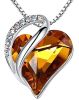 Leafael Mother's Day Necklace, Infinity Love Heart Pendant with Birthstone Crystals, Jewelry Gifts for Women