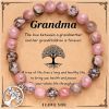 UNGENT THEM Tree of Life Bracelet Gifts for Grandma/Nana/Mother in Law/Bonus Mom/Best Mom/Gigi/Mimi/Mother of the Groom Birthday Christmas Wedding Mot