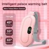 Rechargeable Warm Belt Electric Heating Uterus Menstrual Stomachache Waist Massager Heated Massage Warming Belt For Girls During Menstrual Period Aunt