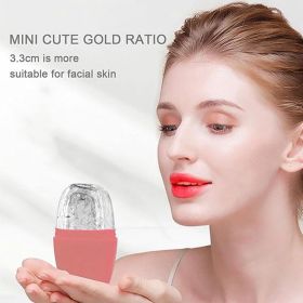 Ice Face Roller, Ice Roller For Face And Eye Beauty, Ice Massage Cup (colour: Pink)
