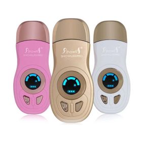 Electric Rechargeable Hair Removal Women & Men Body Hair Heating Epilator Shaver (Color: PINK)
