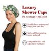 Shower Cap Luxury Shower Caps for Women Reusable Waterproof Hair Cap for Shower
