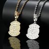 Golden State Warriors Pendant Necklace Copper Inlaid Zircon Personality Fan Memorial Men's Necklace