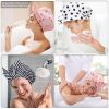 Shower Cap Luxury Shower Caps for Women Reusable Waterproof Hair Cap for Shower